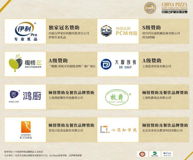 业乳品杯·中国比萨精英挑战赛赞助商名单揭晓z6尊龙·中国网站公告丨2025年伊利专(图13)